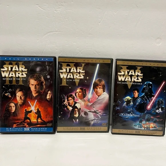 Star Wars Media Star Wars Dvds Empire Strikes Back New Hope